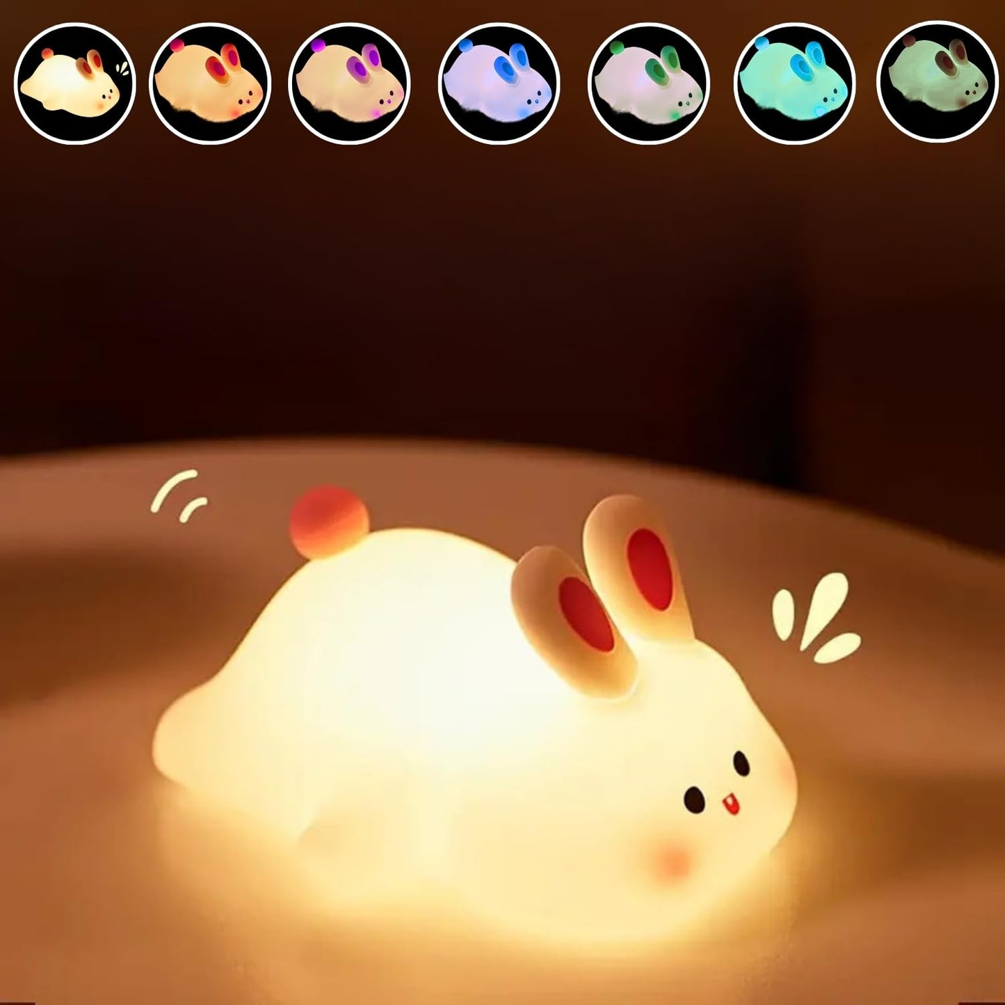 Cute Little Rabbit Night Lamp
