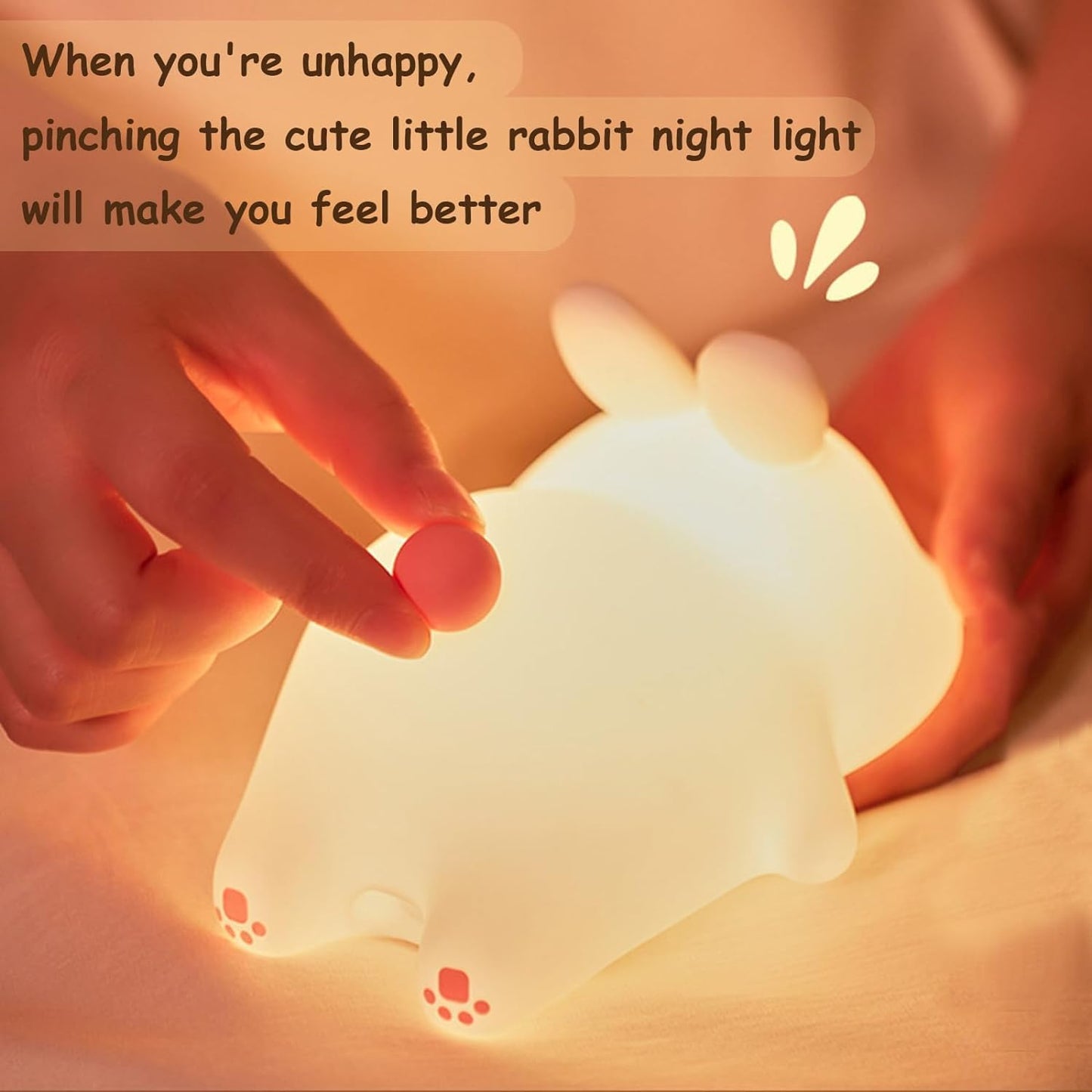 Cute Little Rabbit Night Lamp