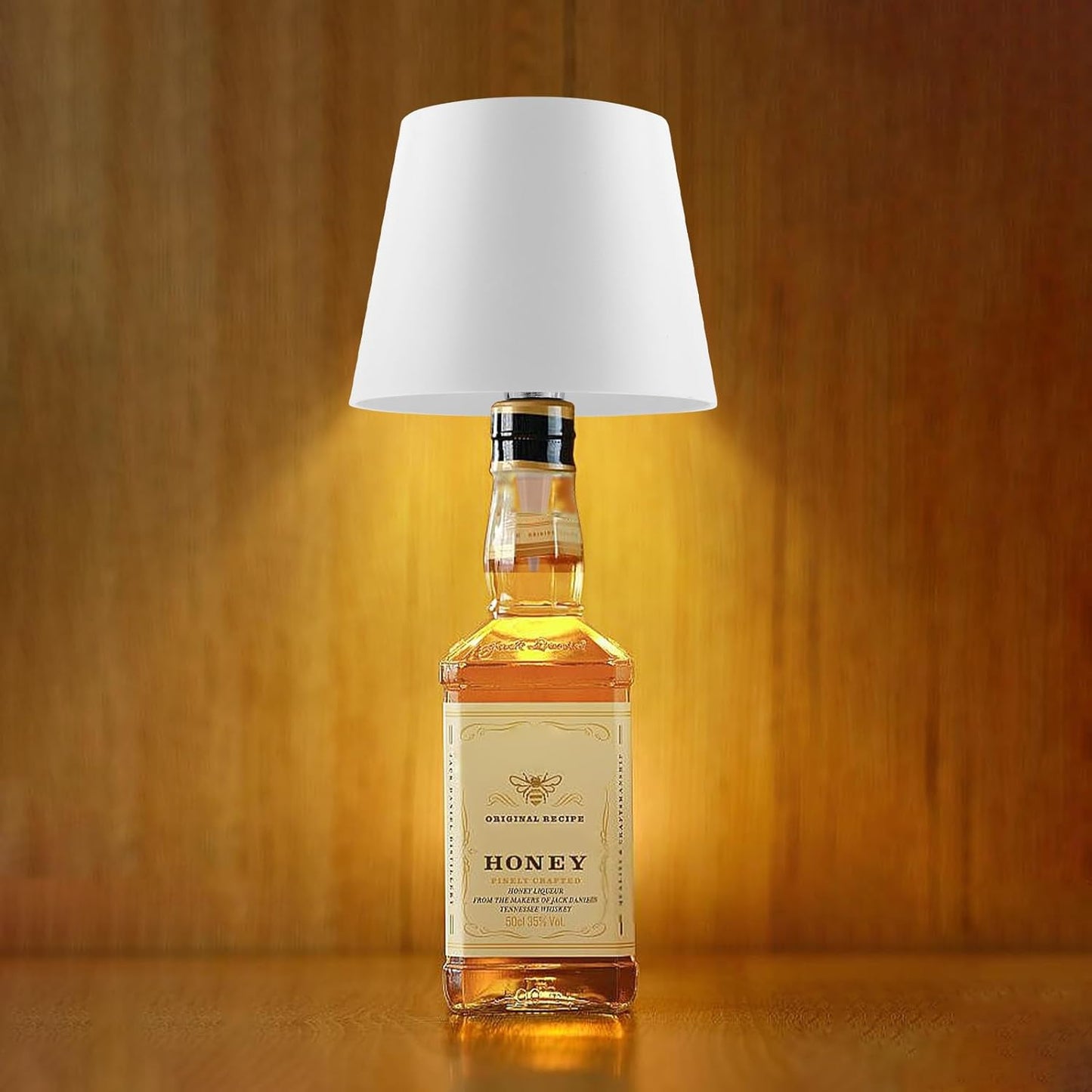 4.Bottle Lamp Shade – Turn Any Bottle Into a Beautiful Lamp (White)