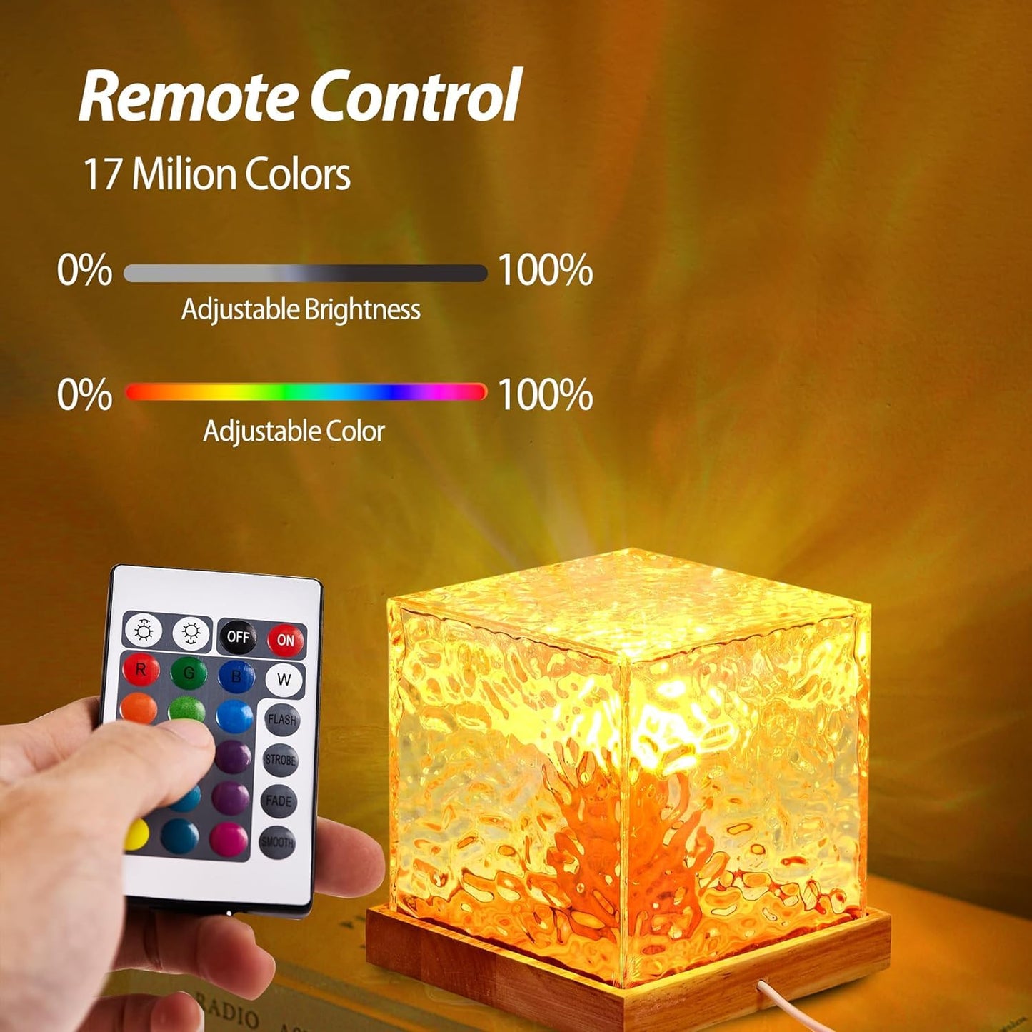 Ocean Wave & Aurora Projector Lamp