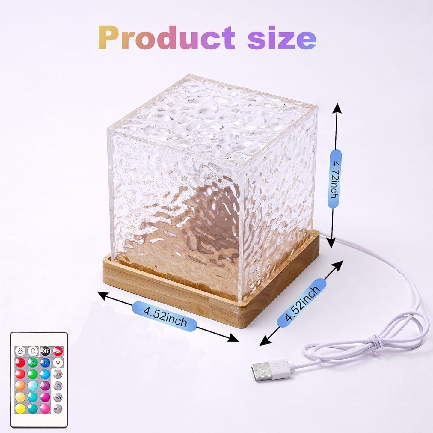 Ocean Wave & Aurora Projector Lamp