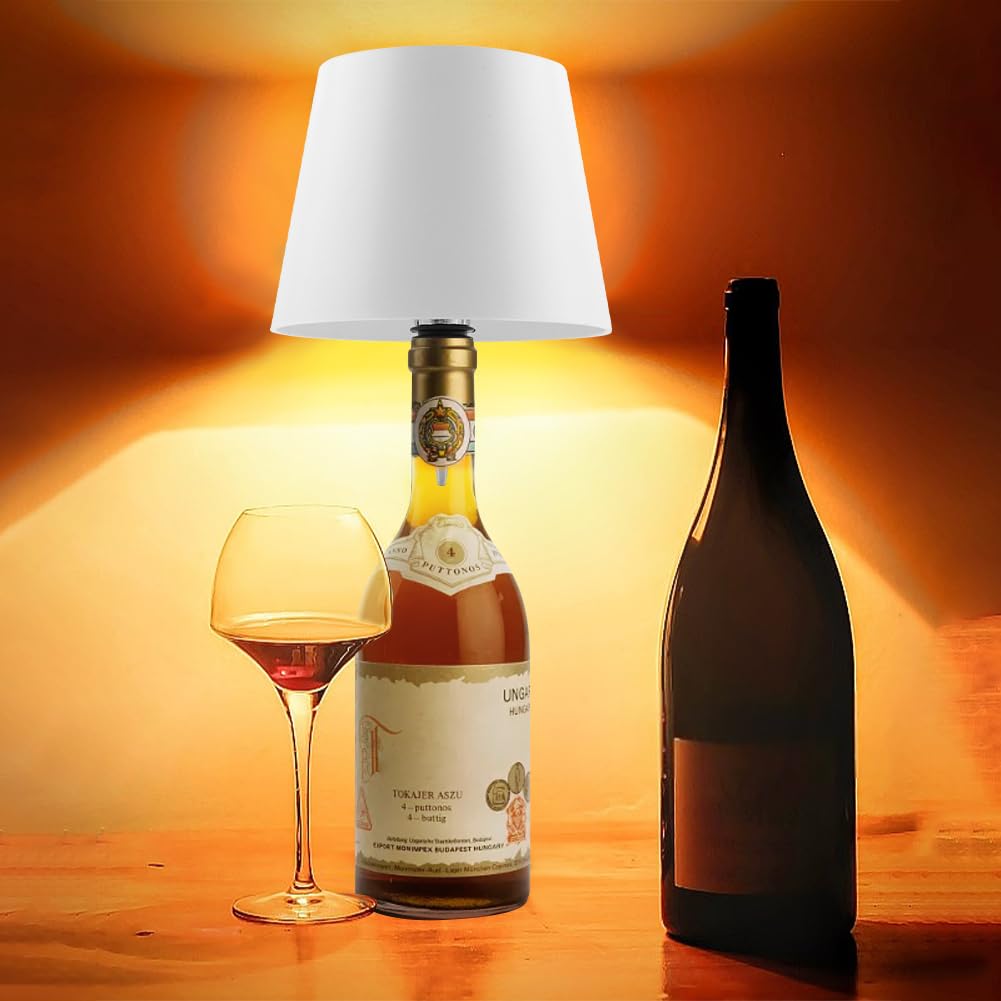 4.Bottle Lamp Shade – Turn Any Bottle Into a Beautiful Lamp (White)