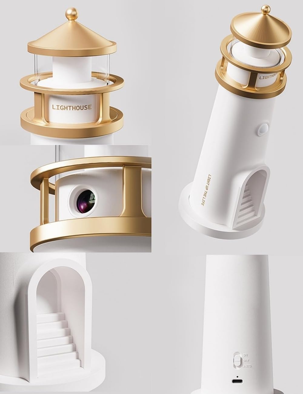 3.Light House Moon Projector Lamp – Turn Your Room Into a Dreamland