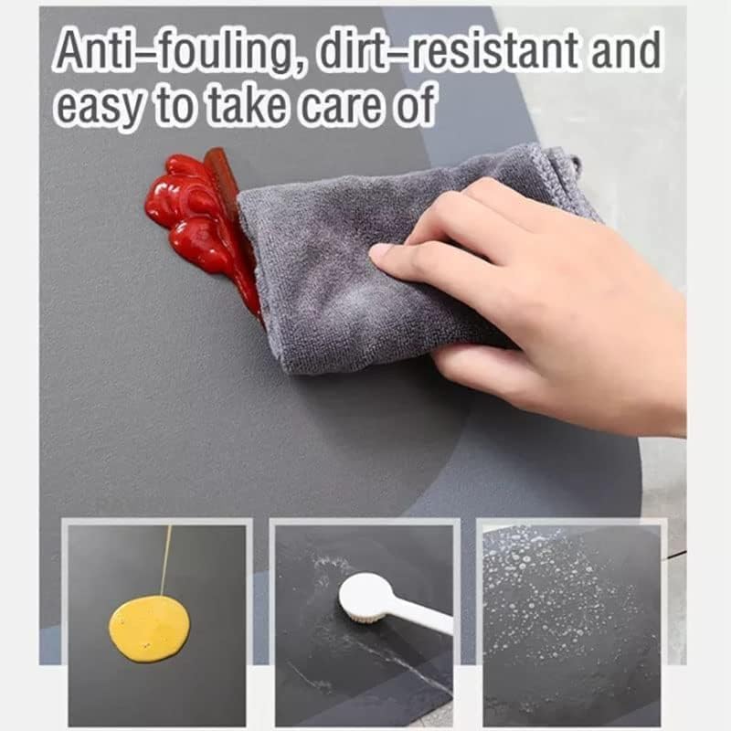 2 Pcs Kitchen Mats, Waterproof Memory Foam Kitchen Rugs, Standing Desk Mat Floor Mats, Comfort Runner Rug Carpets for Kitchen Floor, Sink - (120 * 40 cm, 40 * 60 cm)