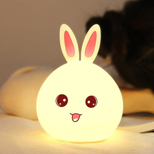 Silicone Rabbit Night Lamp