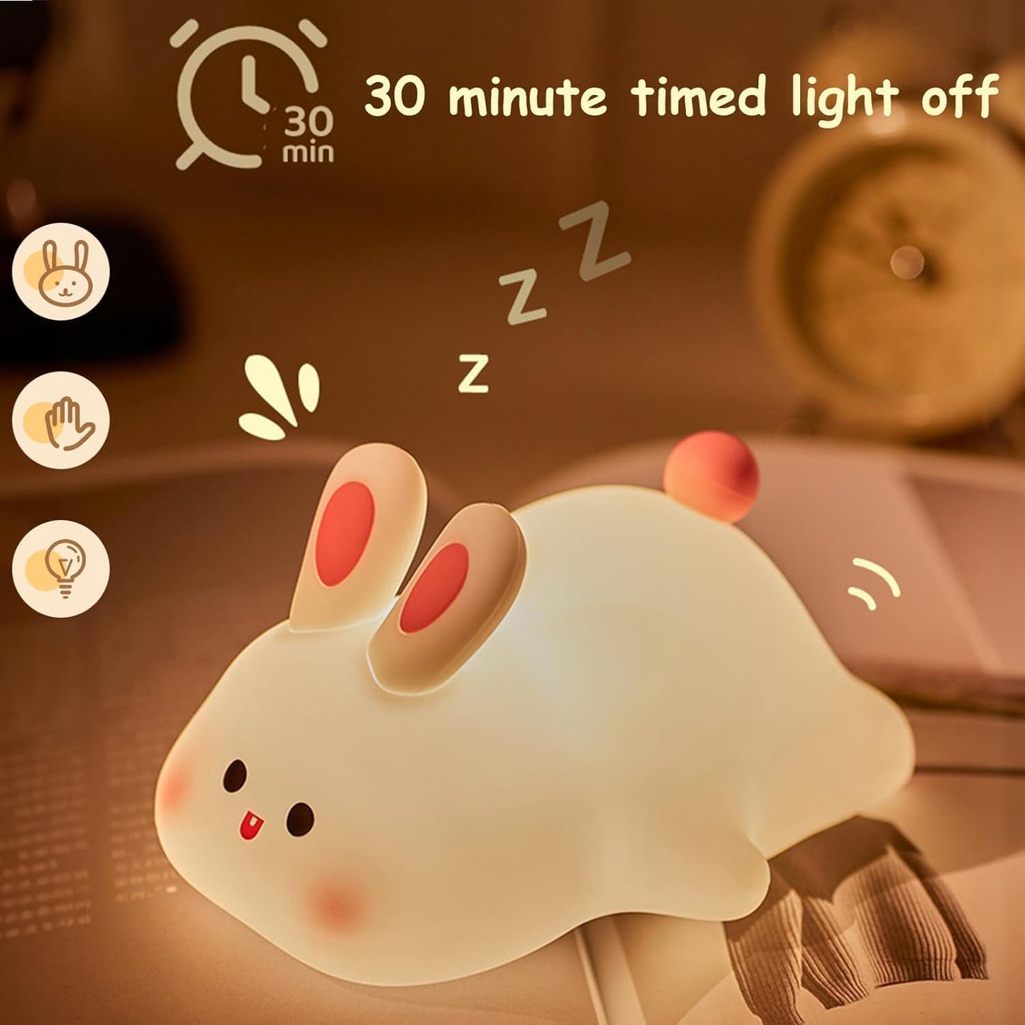 Cute Little Rabbit Night Lamp