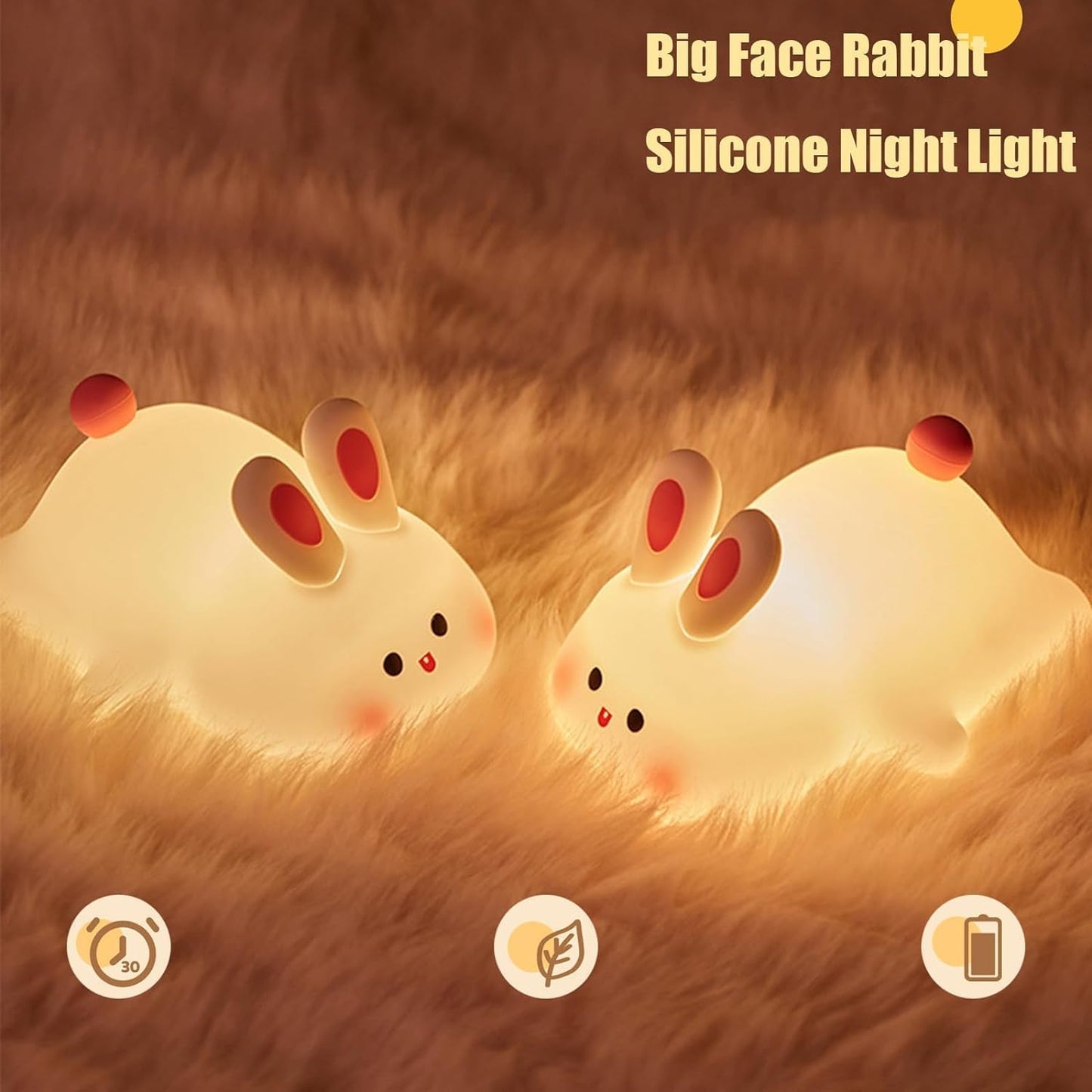 Cute Little Rabbit Night Lamp