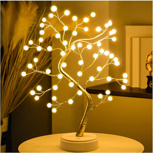 Pearl Bonsai Tree Lamp 36-LED – A Touch of Natural Elegance