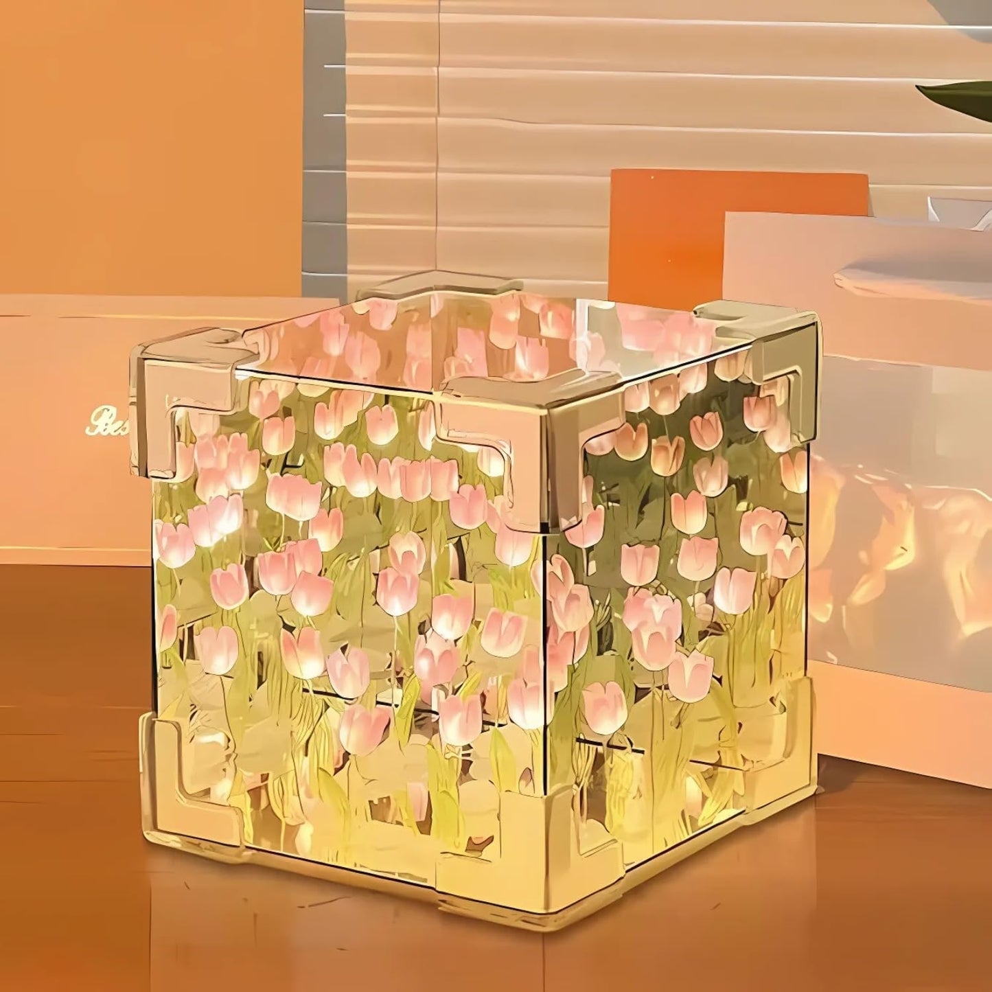 Decorative Tulip Mirror Night Lamp