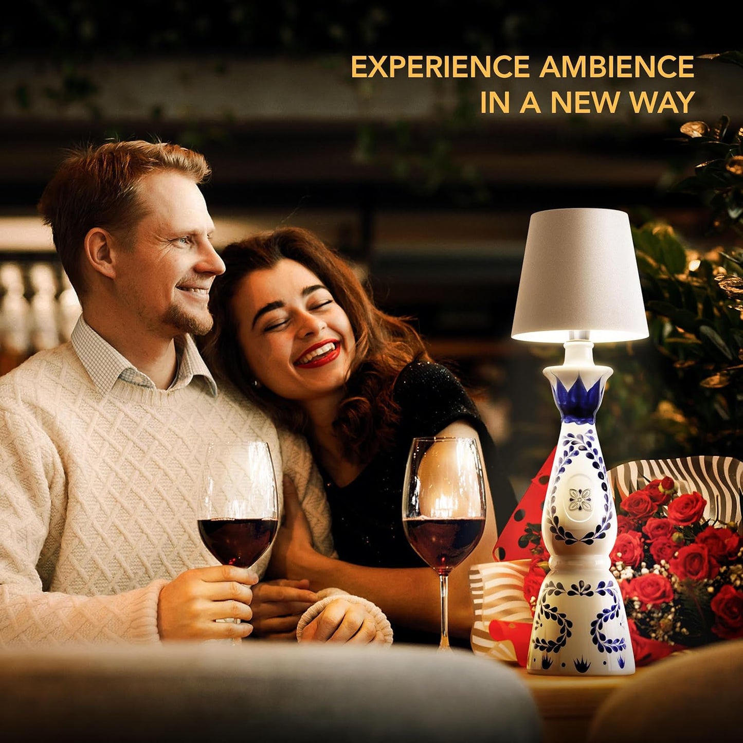4.Bottle Lamp Shade – Turn Any Bottle Into a Beautiful Lamp (White)